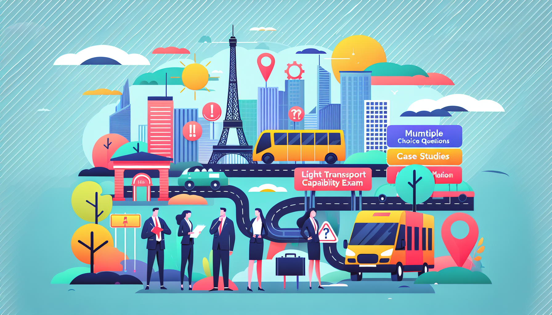 Illustration de l'article de blog QCM et cas rédigés : Éviter les pièges pour réussir l’examen capacité transport léger