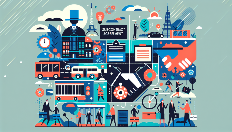 Illustration de l'article de blog Contrat de sous-traitance : les clauses indispensables pour sécuriser sa collaboration
