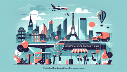 Business plan transport léger : guide pratique et modèle à adapter