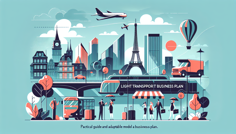 Illustration de l'article de blog Business plan transport léger : guide pratique et modèle à adapter