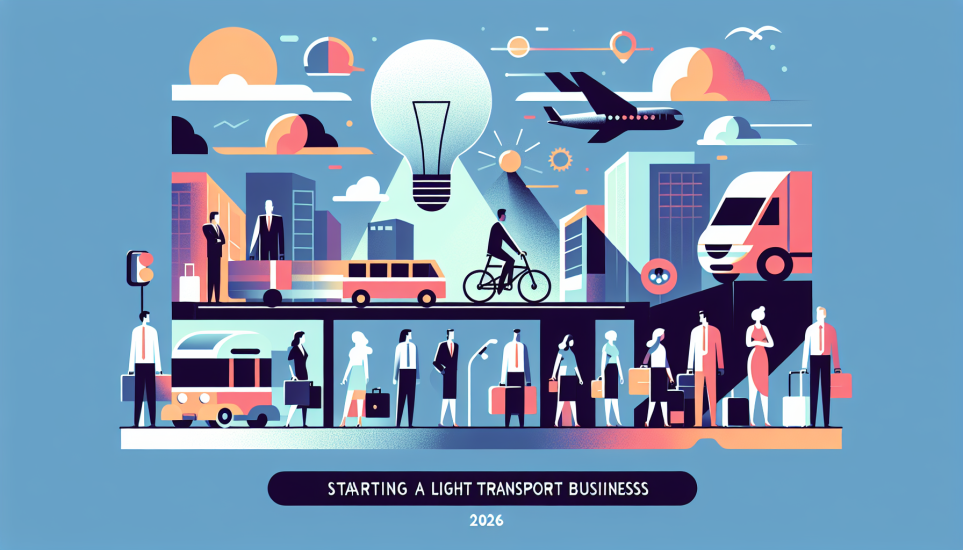 Illustration de l'article de blog Démarrer son activité de transport léger à Bonnières-sur-Seine : le guide 2026